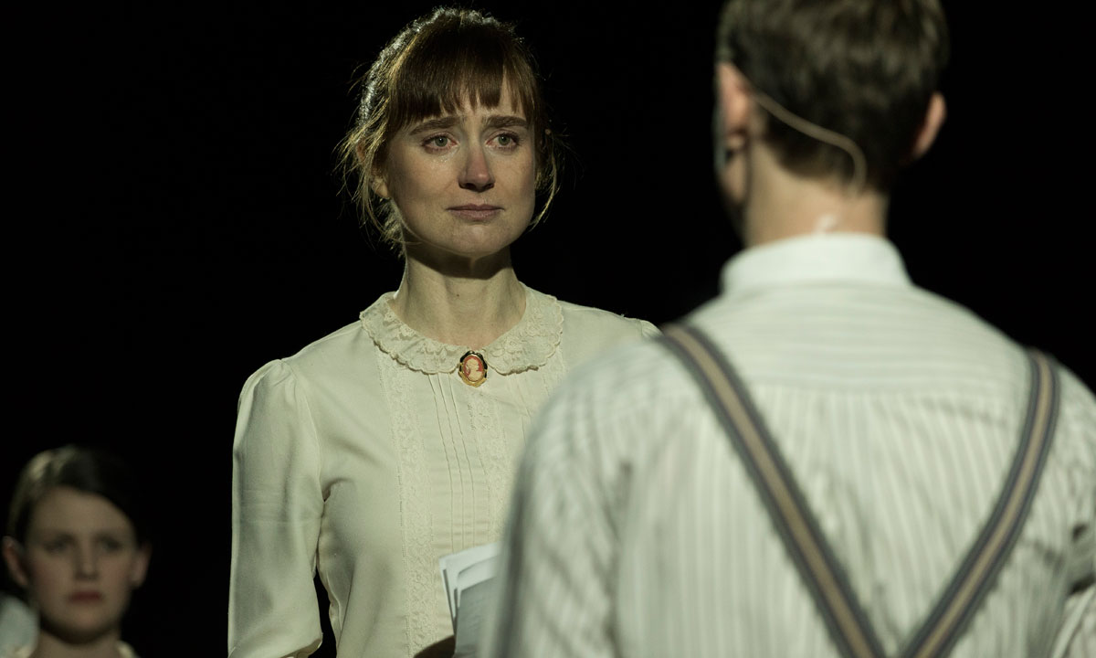 Lizzy Falkland and other cast members convey the stories within the Red Cross Letters. Photo: Shane Reid