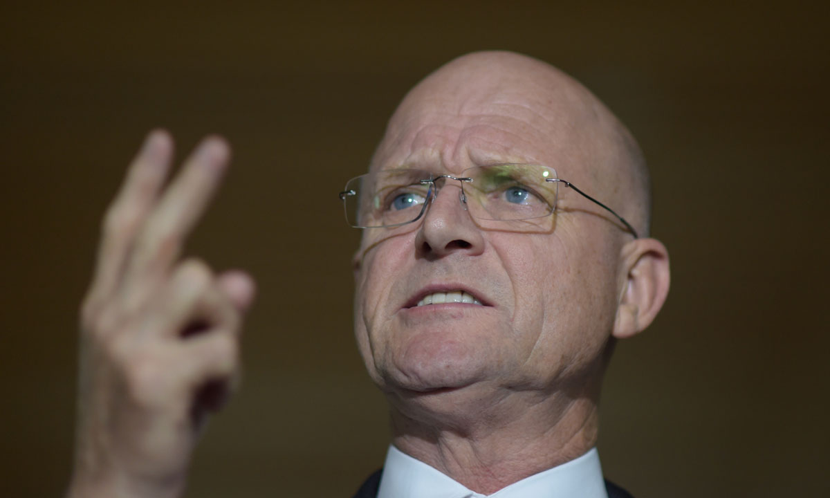 Senator David Leyonhjelm, who is campaigning for section 18c to be repealed, has lodged a racial discrimination complaint over an article that described him as an "angry, white male". 