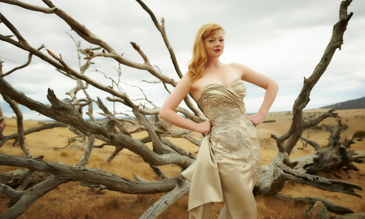 Sarah Snook in The Dressmaker - costumes from the film will be on display at Ayers House Museum.