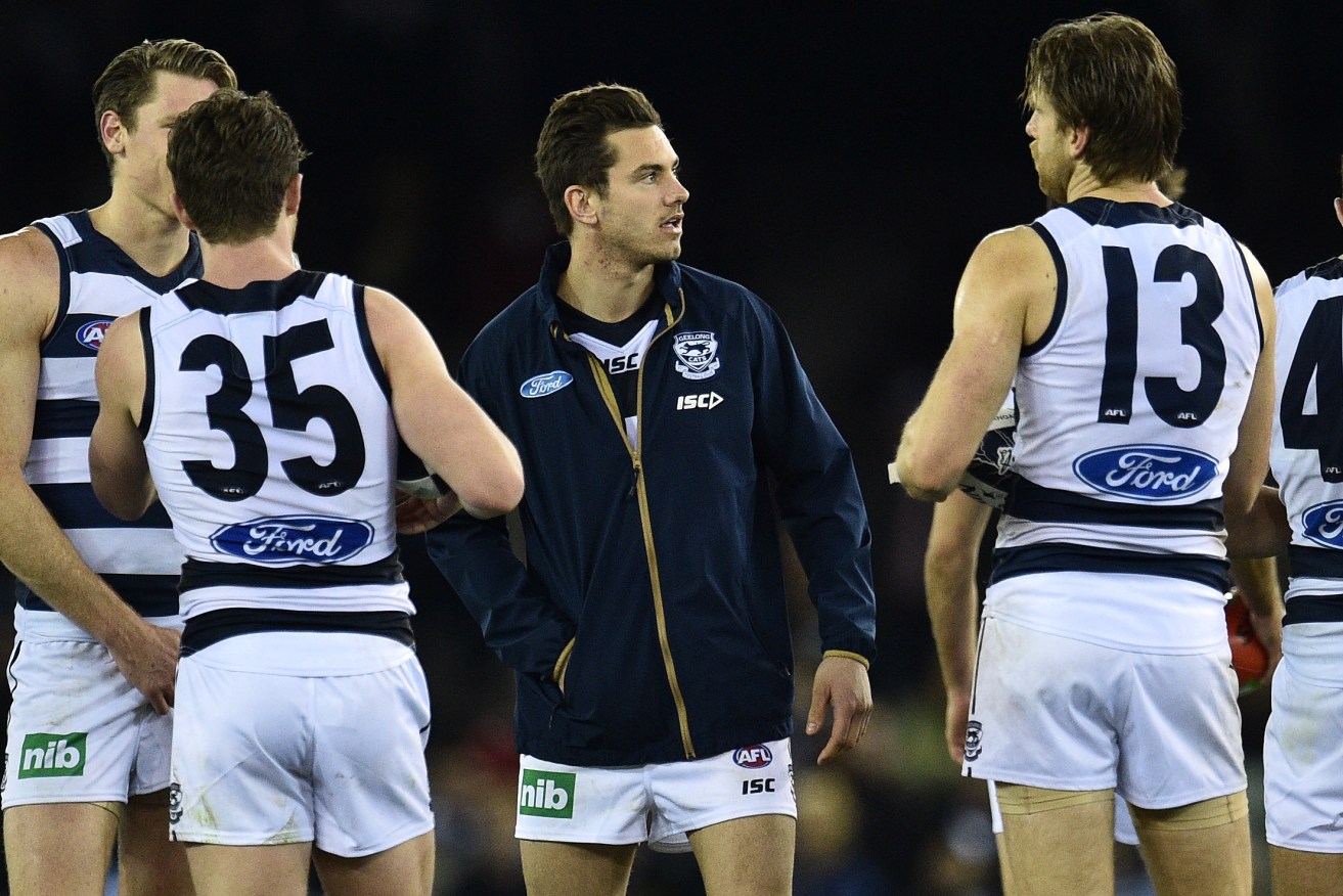 After four knee reconstructions, Daniel Menzel is returning to the AFL finals stage. Photo: Julian Smith / AAP
