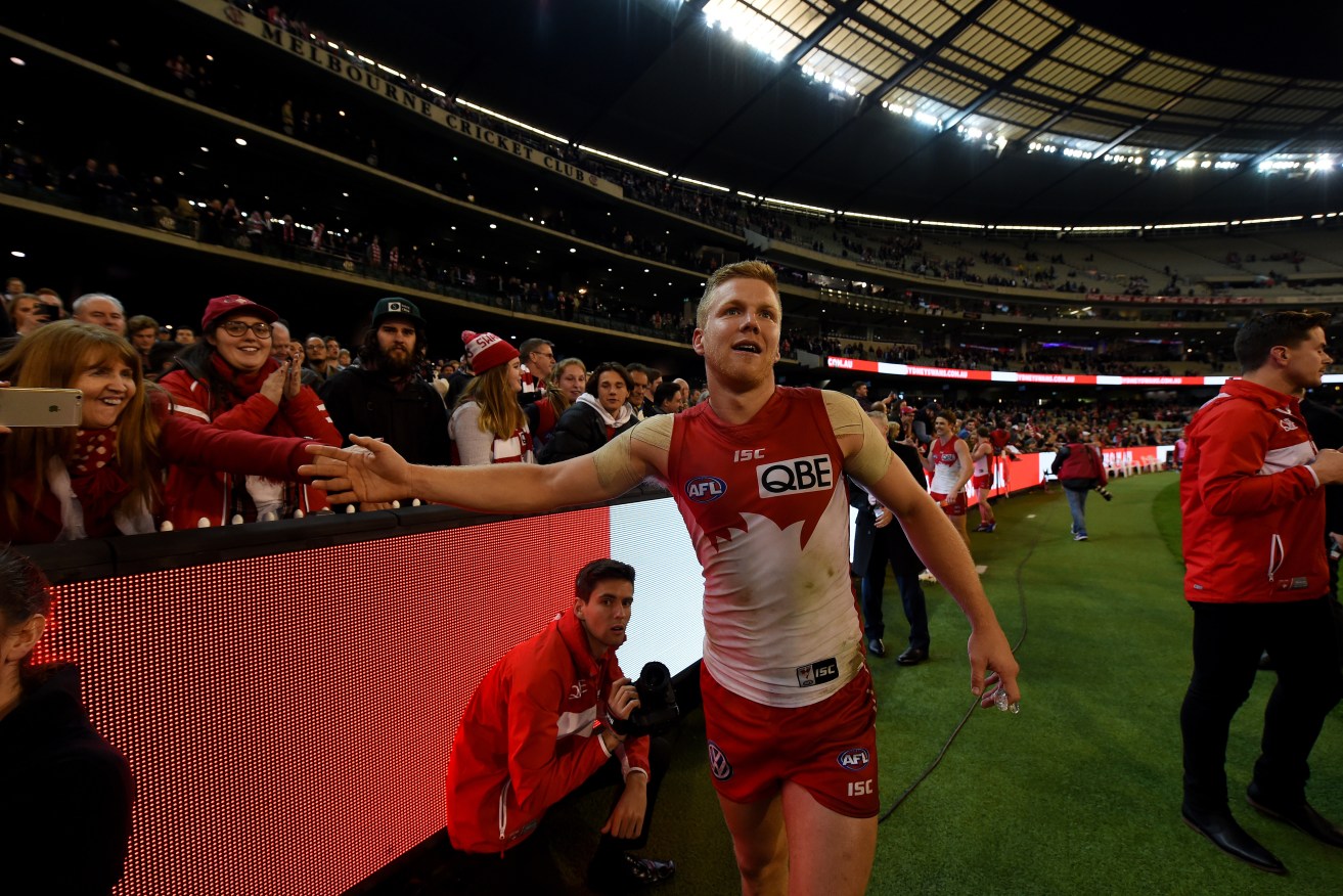 Dan Hannebery says past experience won't be the difference on Grand Final day. Photo: Tracey Nearmy / AAP