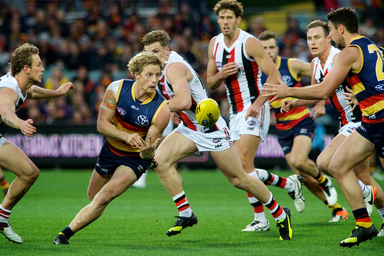 Sloane was one of three Crows named in the All Australian team. Photo: Michael Errey / InDaily