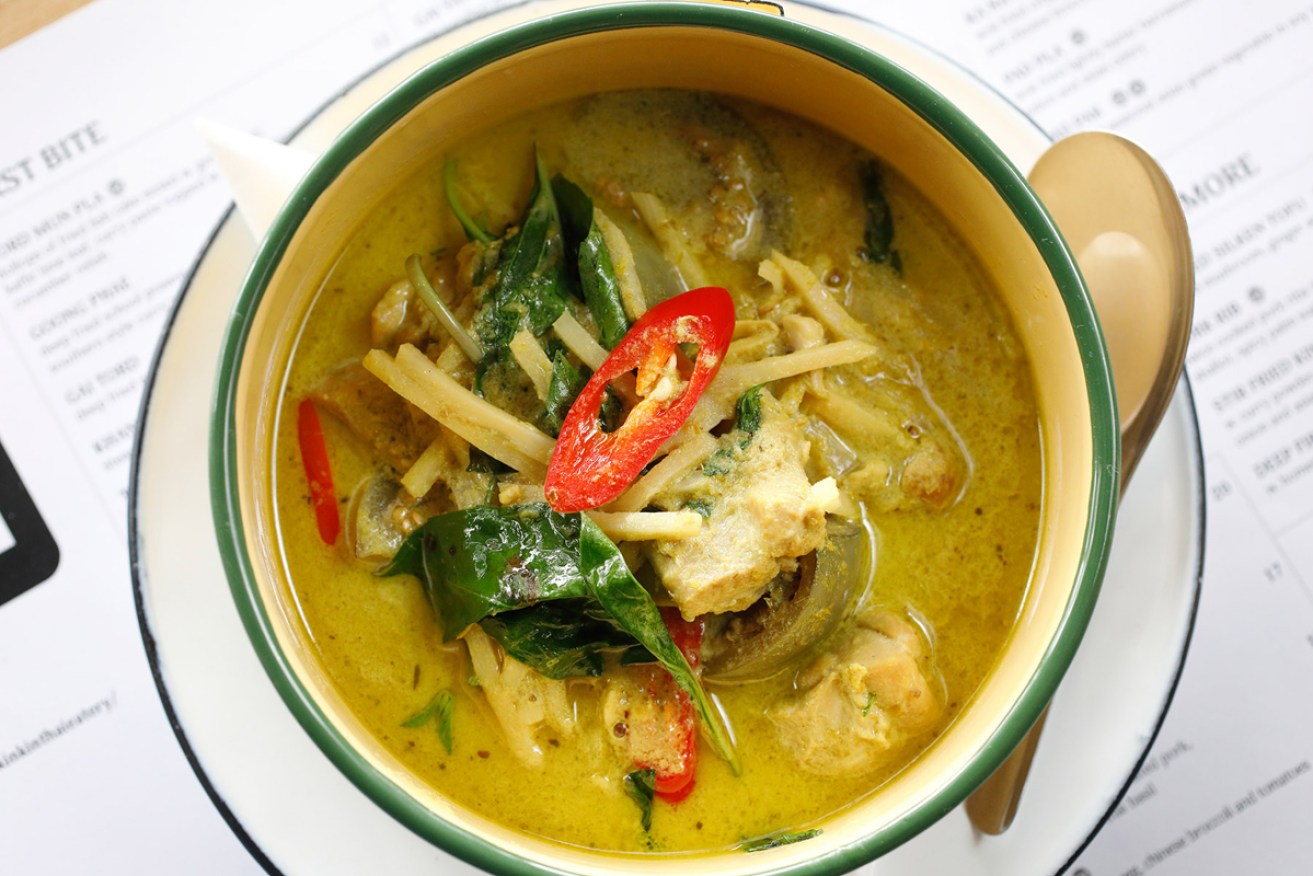 Kaeng Keaw Wan (green chicken curry). Photo: Tony Lewis
