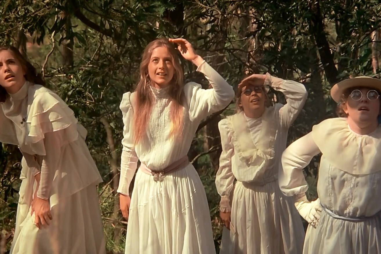 A scene from Peter Weir's 1975 film version of Picnic at Hanging Rock.