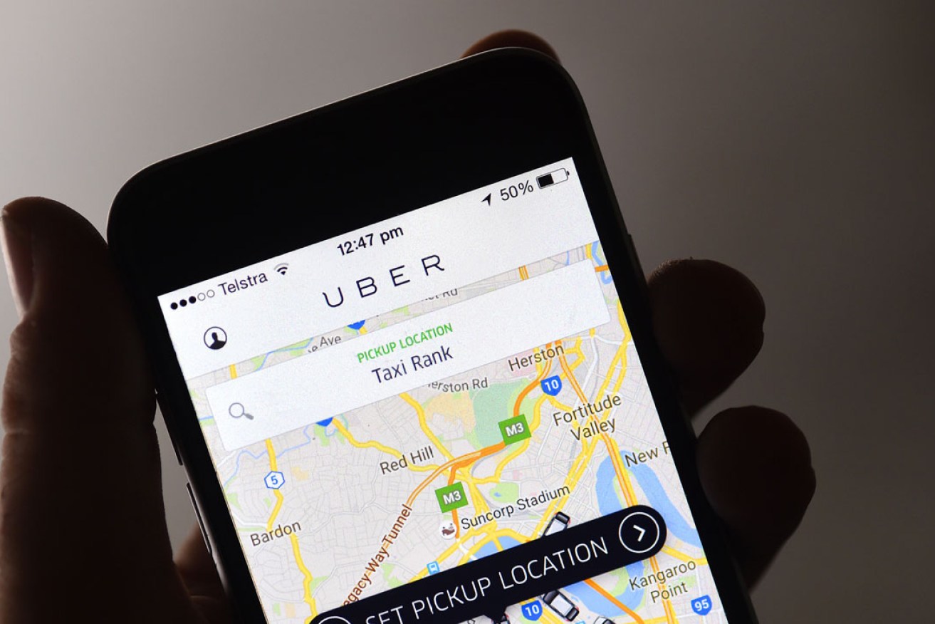 Uber is an example of a business model that has responded to the shift in the industrial order. Photo: AAP