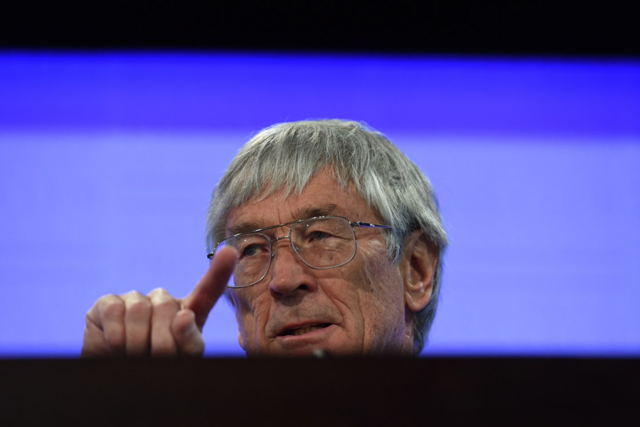 Prominent businessman Dick Smith attracted the Premier's ire after he co-commissioned a full-page advert condemning the decision to build French subs in Adelaide. Photo: AAP