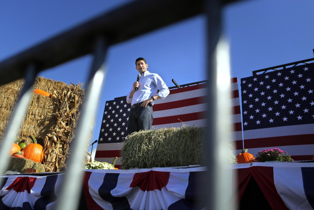House Speaker Paul Ryan campaigning in Wisconsin. Photo: Anthony Wahl/The Janesville Gazette via AP