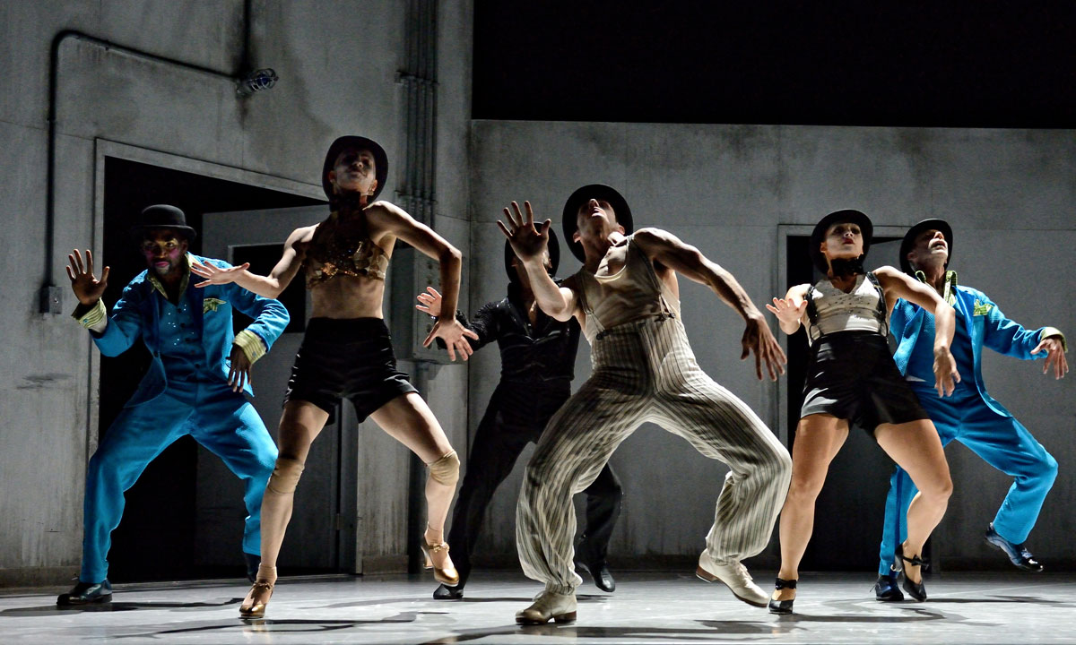 Hybrid dance-theatre work Betroffenheit. Photo: Michael Slobodian