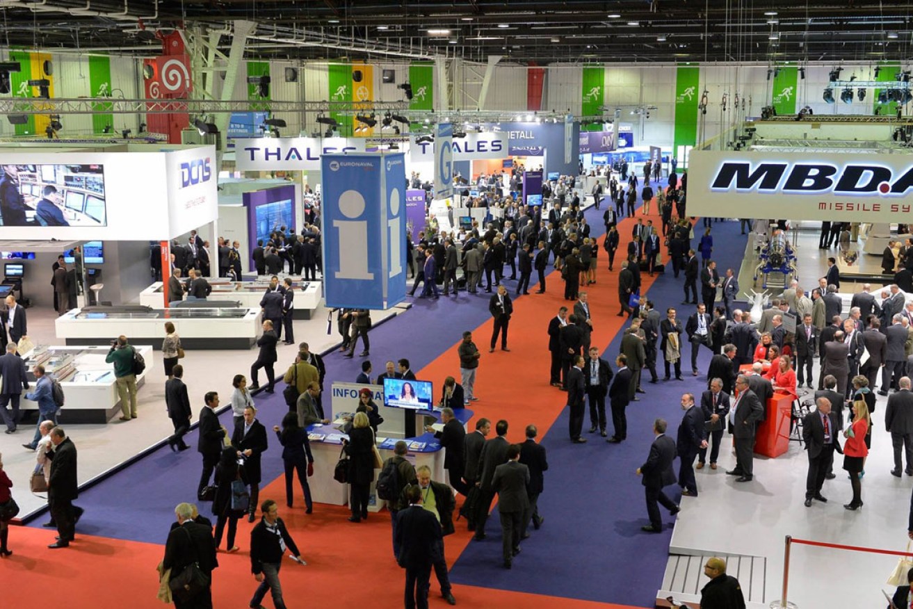 Euronaval is described as the world's biggest naval defence event. 