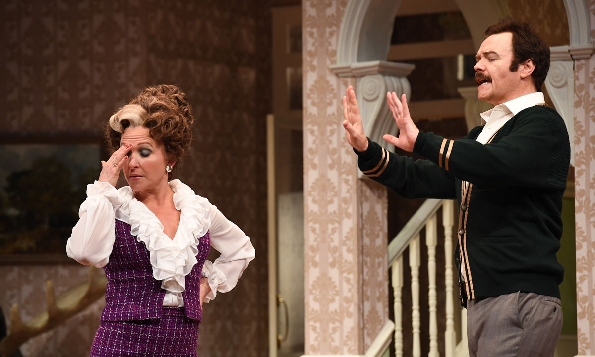 Fawlty Towers recreated on stage. Photo: James Morgan