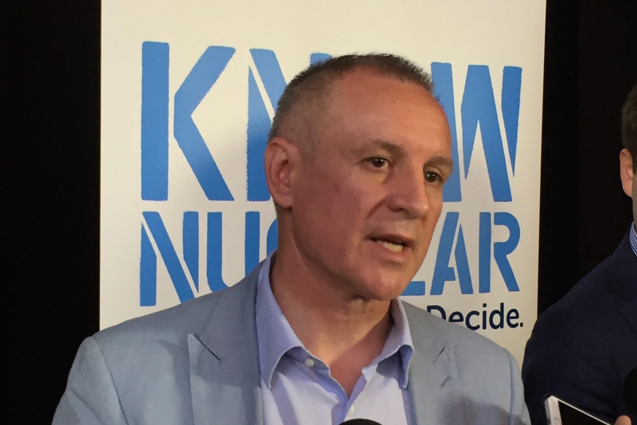 Jay Weatherill will take the question of a nuclear dump to a referendum. Photo: Tim Dornin / AAP