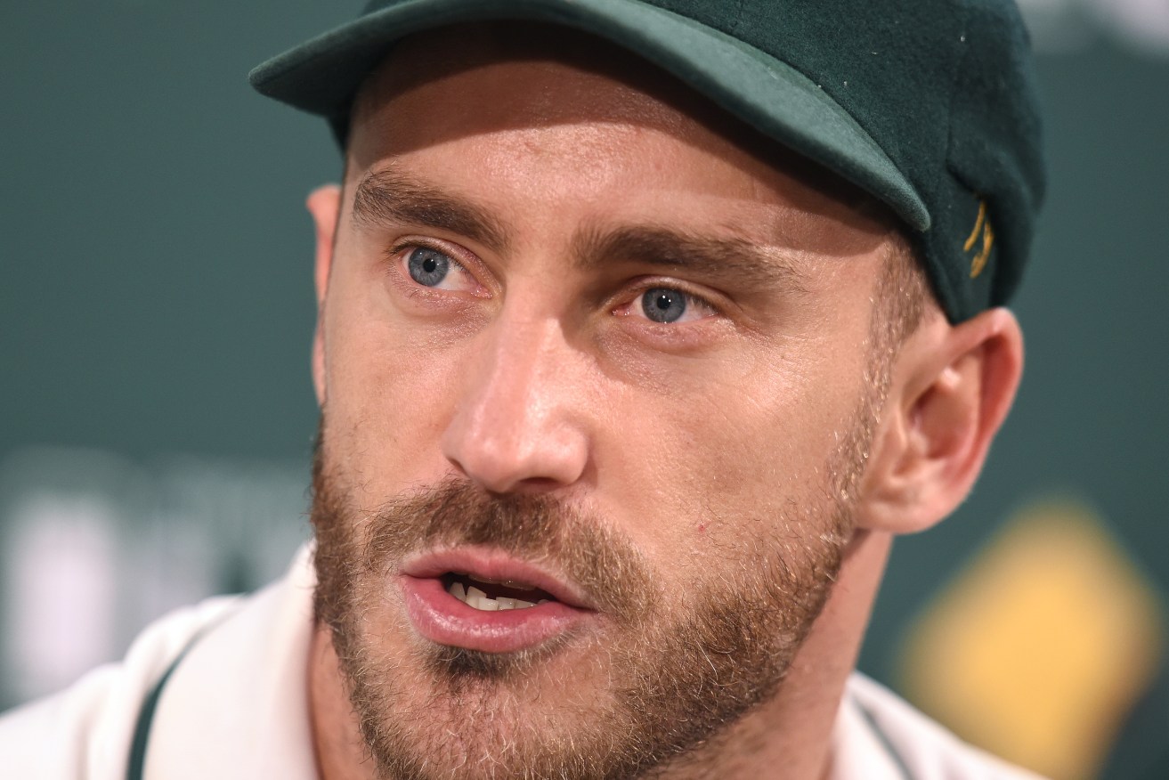 South African captain Faf du Plessis. Photo: Dave Hunt / AAP