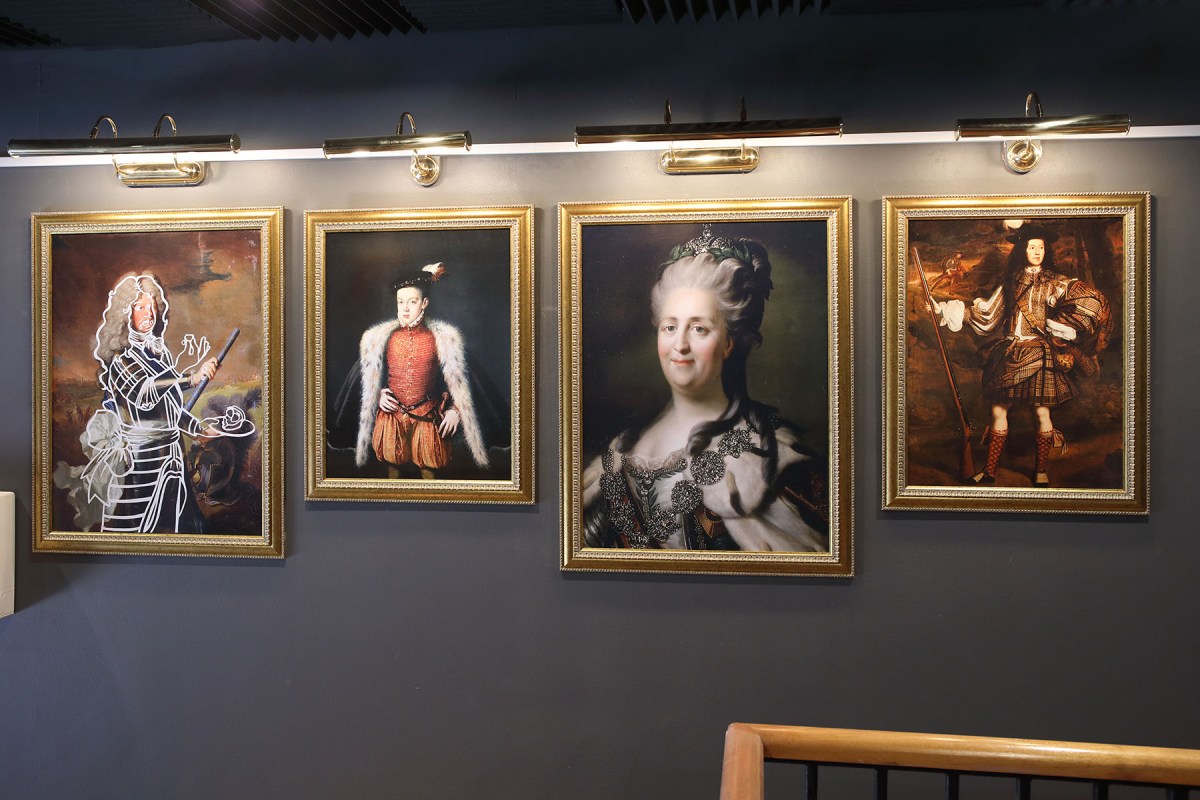 The hanging portraits in 2nd & 6th. Photo: Tony Lewis