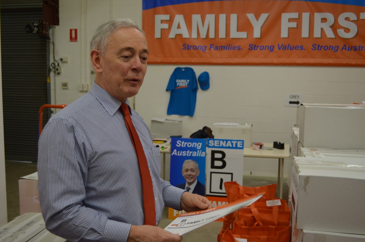 Bob Day inside his Fullarton Rd office in 2013. Photo: InDaily