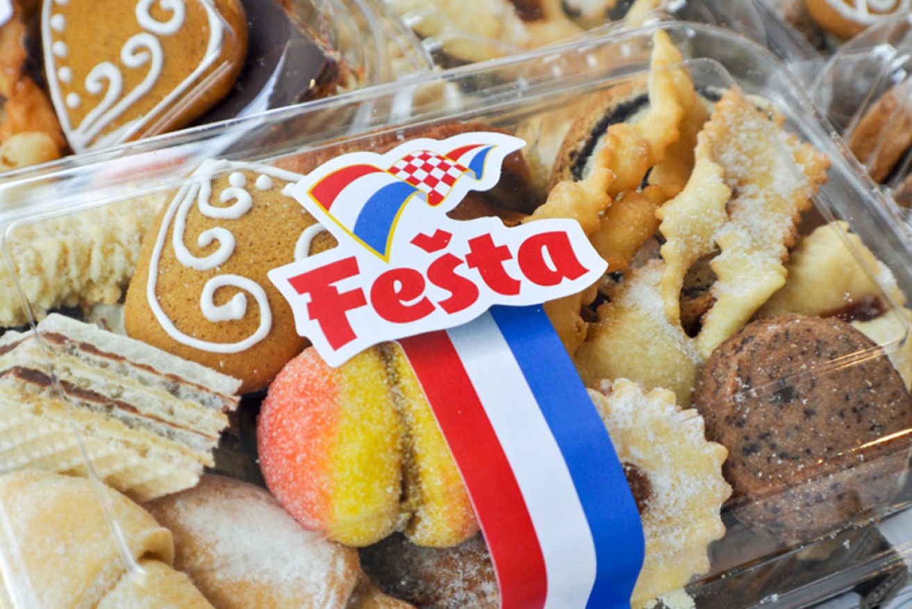 Croatian biscuits available at the Festa Food and Wine Festival. 