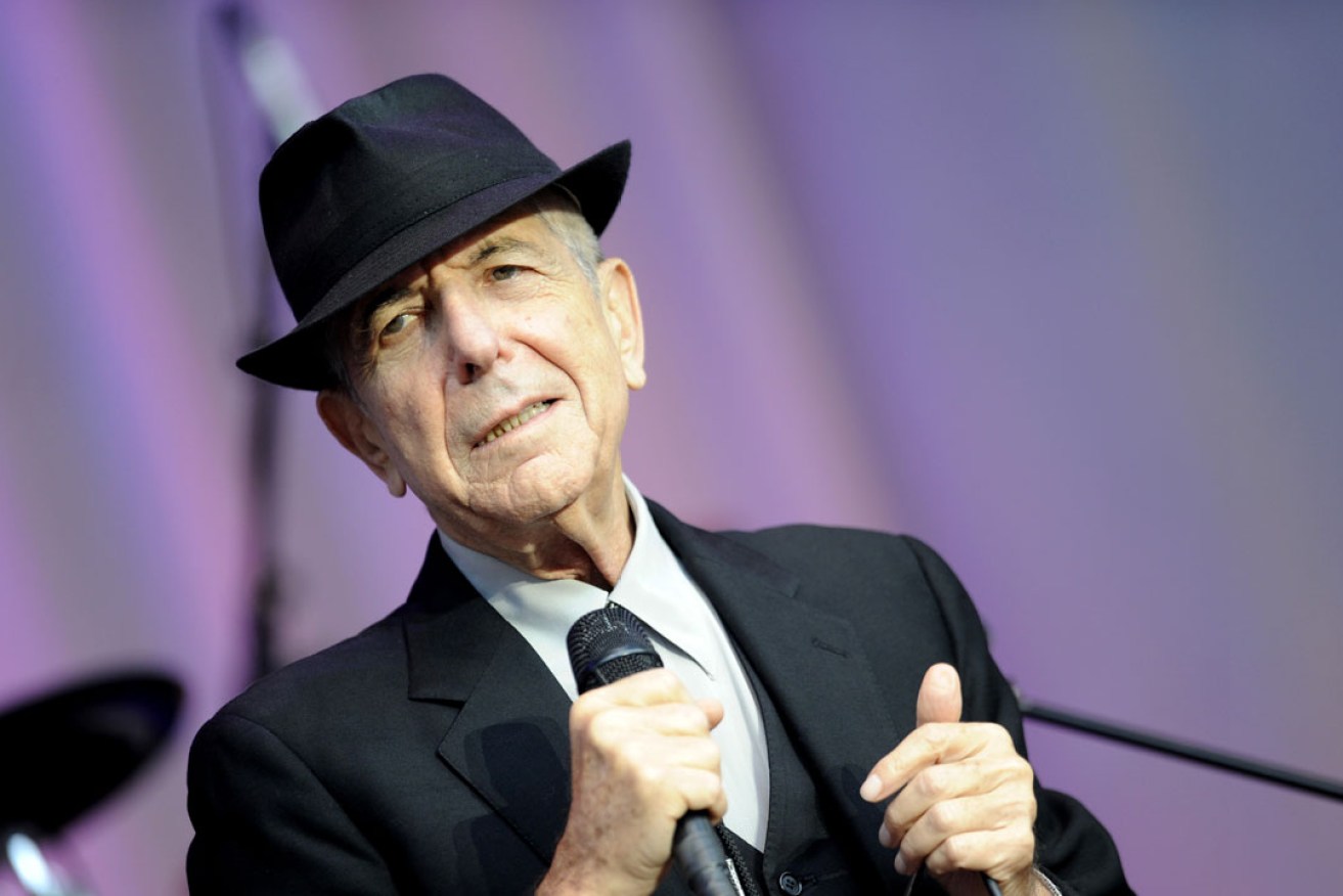 Leonard Cohen performing in Berlin in 2010. Photo: AP