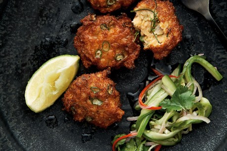 Neil Perry’s Thai-style fish cakes with cucumber relish