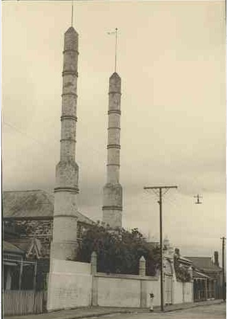 The Mosque pictured in December 1928. Image courtesy of the State Library of South Australia SLSA: B21920, No known copyright restrictions