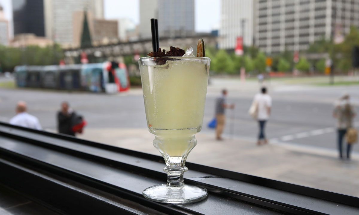 The Collins Bar's Absinthe Frappe. Photo: Tony Lewis