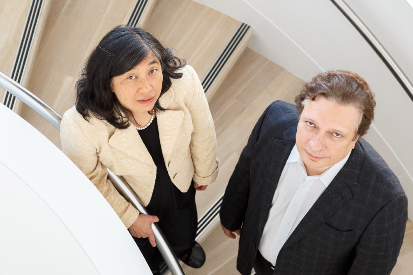 Professor Julio Licinio and Professor Ma-Li Wong at the SA Health and Medical Research Institute in Adelaide.  