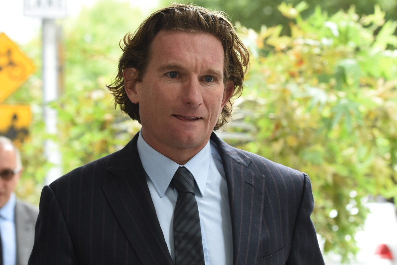 Former Essendon coach James Hird outside the Melbourne Supreme Court last year. Photo: Tracey Nearmy / AAP