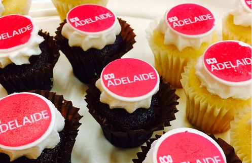 891 ABC tweeted Radio Adelaide-branded cupcakes in January.