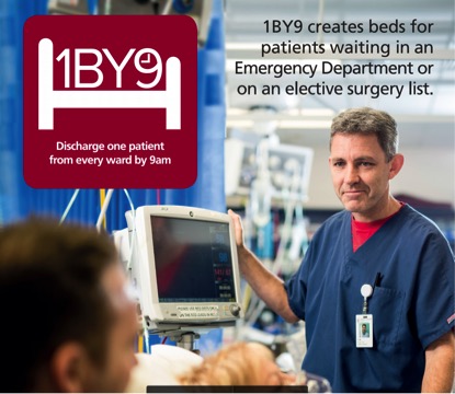 An image from SA Health promotional for the 1 By 9 campaign. Image: supplied.