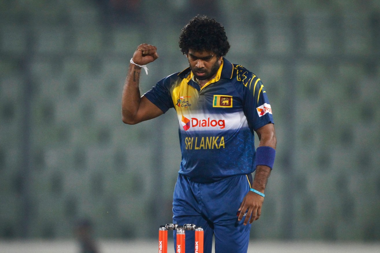 Lasith Malinga has shown a glimpse of his ominous potential. Photo: A.M. Ahad / AP