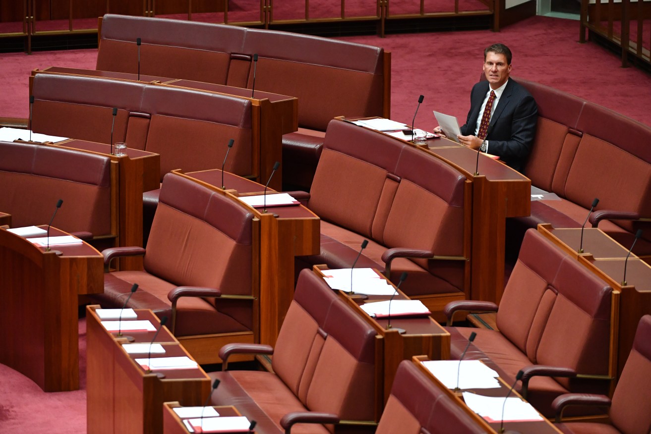 Cory Bernardi had lost interest in the Liberal Party's internal power struggles. Photo: AAP/Mick Tsikas