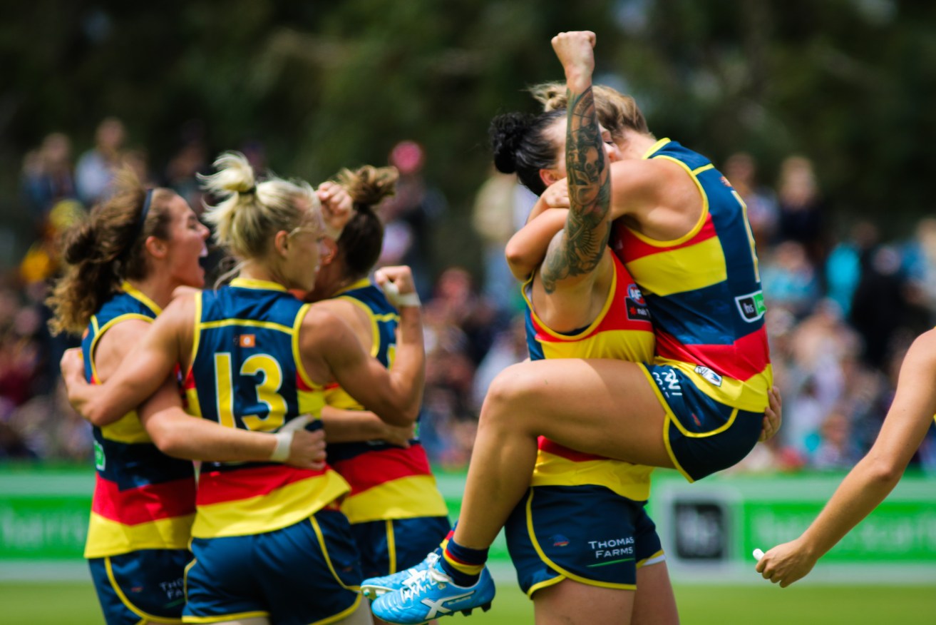 AFLW players will get a pay increase for 2018. Photo: Brayden Chamberlin / Adelaide Football Club