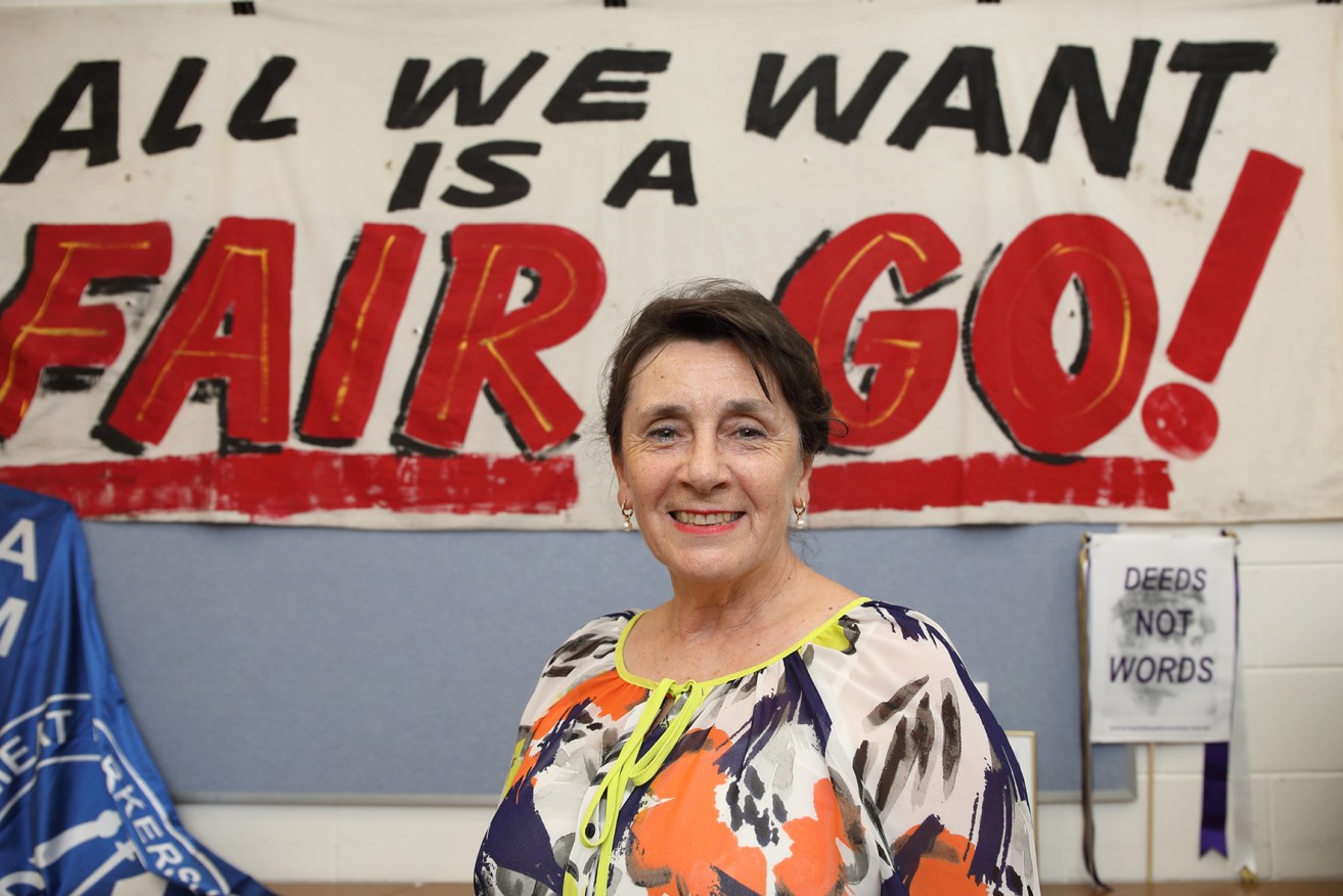 Frances Bedford at her electoral office in Florey before the last state election. Photo: Tony Lewis / InDaily