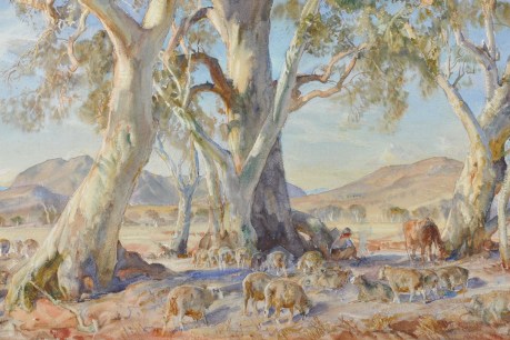 ‘Lost’ Heysen watercolour tipped to set auction record