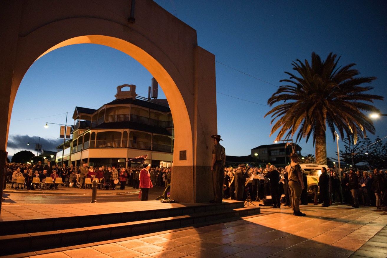 The State Government is on standby to "assist" with the annual Anzac Day commemorations. RSL volunteers traditionally run events such as the dawn service at the Arch of Remembrance. Photo: Sue McKay / NewZulu via AAP 