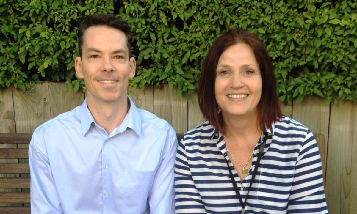 Flinders University Professor Reg Nixon and Marja Elizabeth who are conducting alternative therapies for PTSD in Adelaide. 