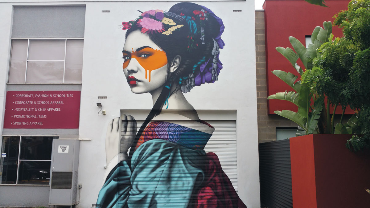 Artist: Fin DAC/Photo: Colourourcity. Location: Little Rundle Street, Kent Town, Adelaide