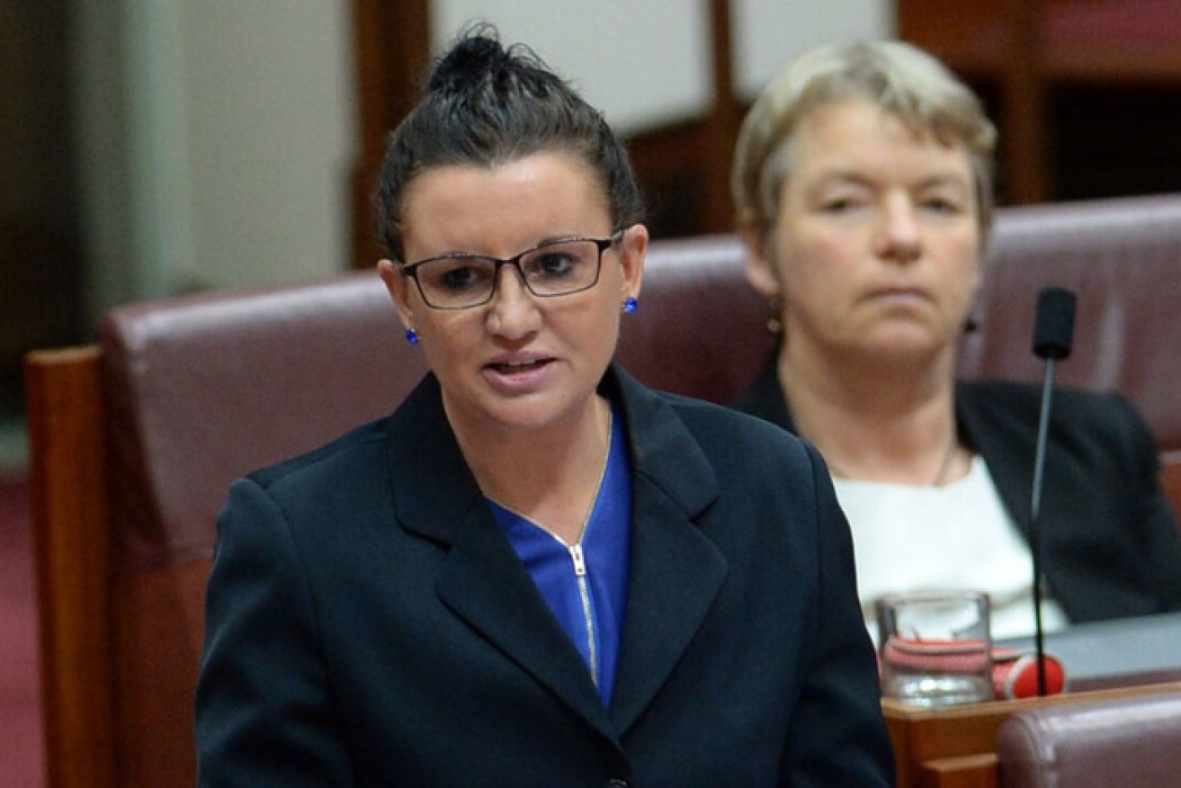 Jacqui Lambie might support splitting the Government's amendments to the Racial Discrimination Act. AAP image