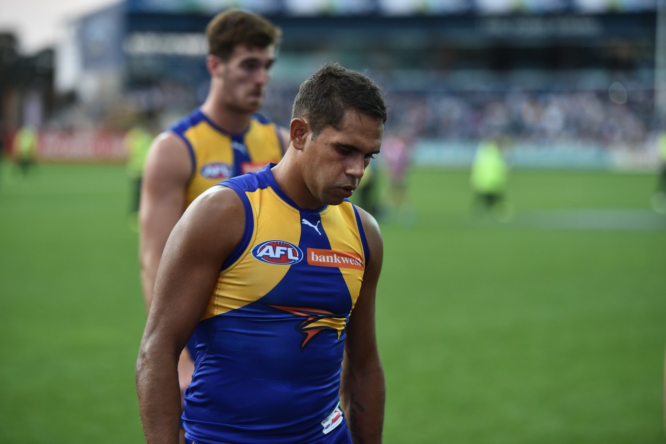 Lewis Jetta has largely failed to fire for the Eagles. Photo: Julian Smith / AAP