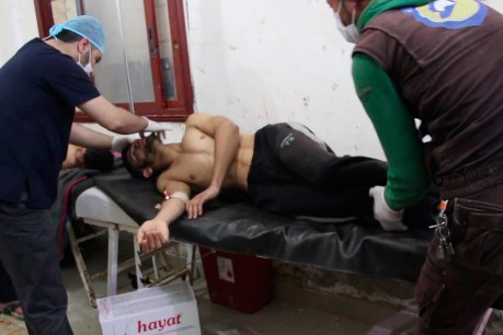Scores dead in Syrian gas attack