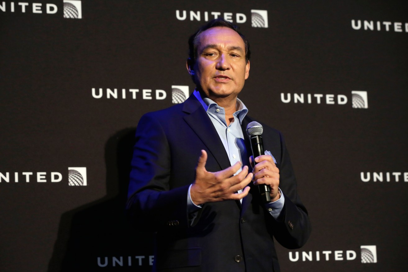 United Airlines CEO Oscar Munoz. Photo: AP/Richard Drew