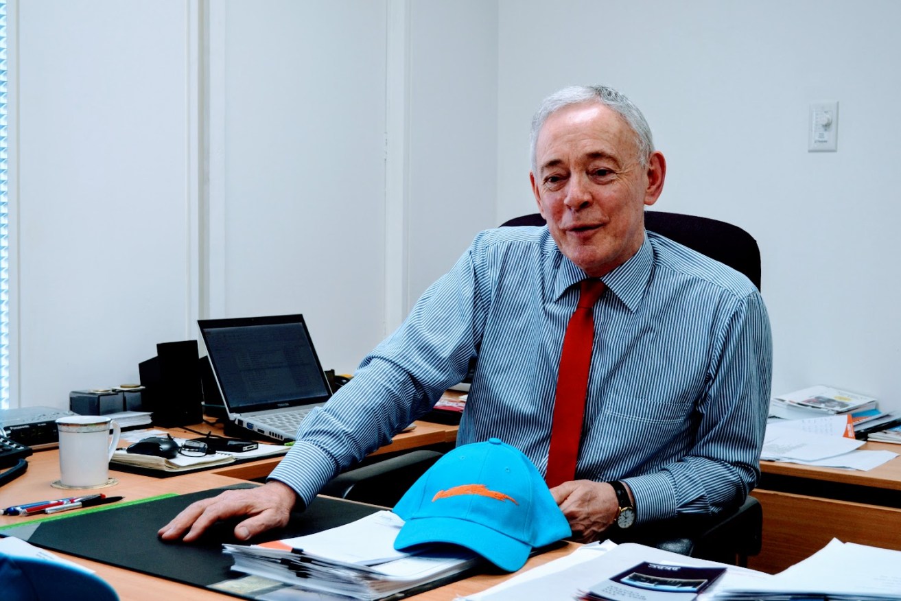Bob Day inside his Fullarton Rd office in 2013. Photo: InDaily 