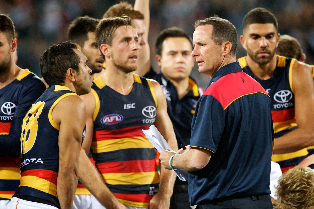 The Crows have the worst first-quarter record in the AFL this season. Photo: Michael Errey / InDaily