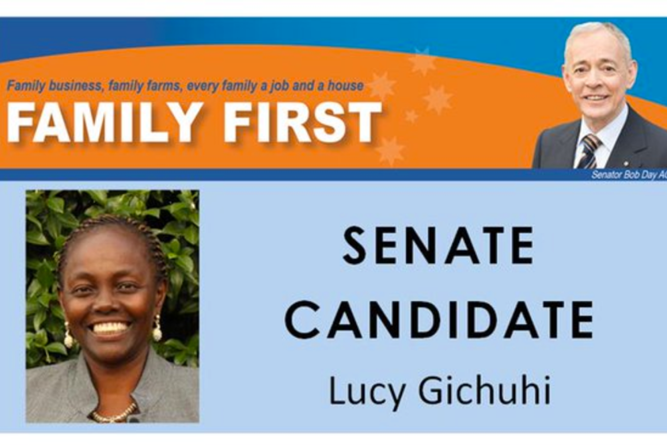 Gichuhi in her election material.