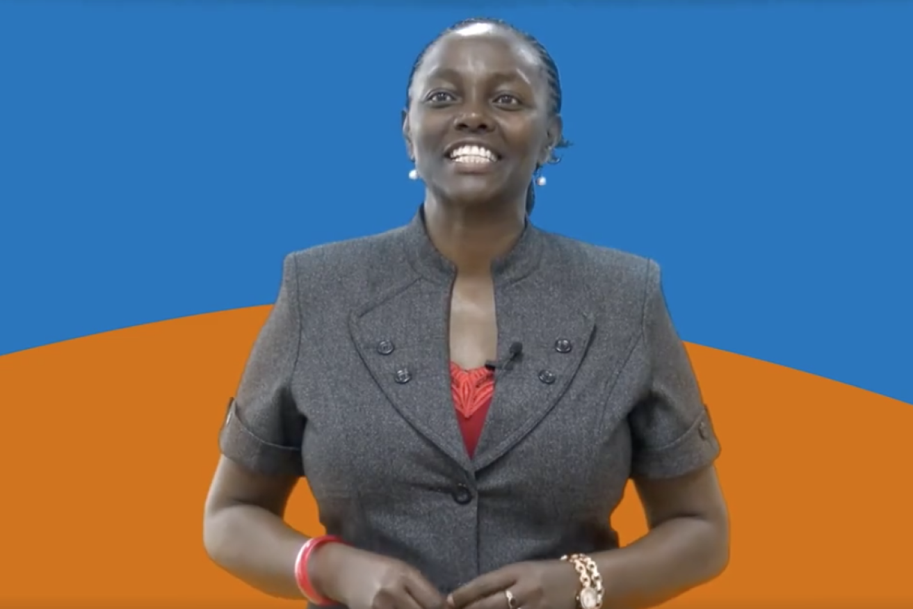 Lucy Gichuhi in her campaign material. Photo: Facebook