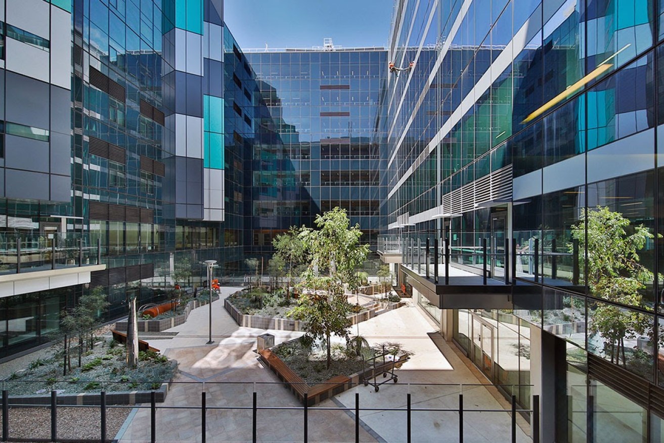 The main atrium of the new Royal Adelaide Hospital. Photo: Tony Lewis/InDaily
