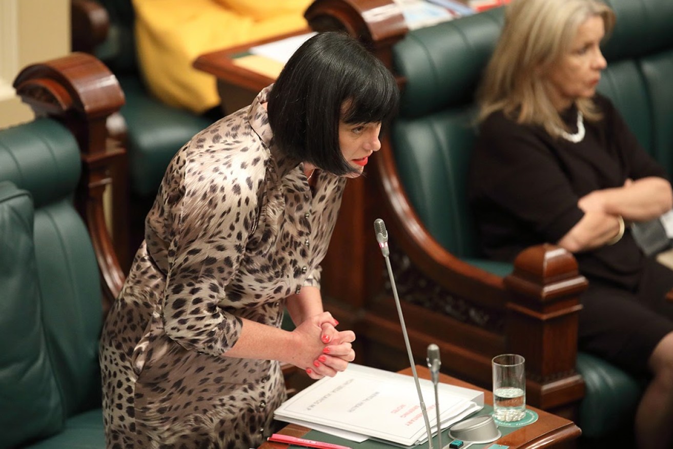 Leesa Vlahos in parliament. Photo: Tony Lewis / InDaily