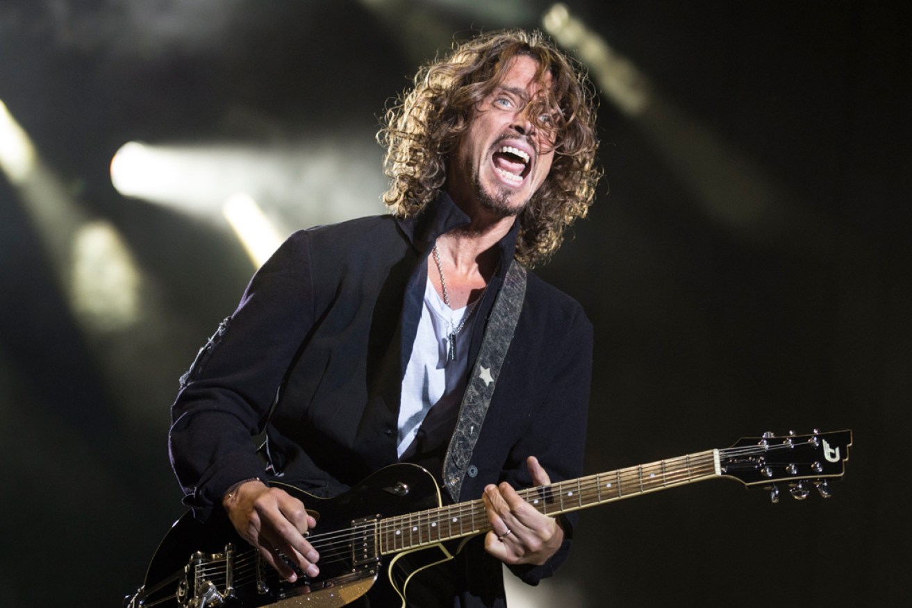 Chris Cornell at a Soundgarden concert in Switzerland. Photo: EPA