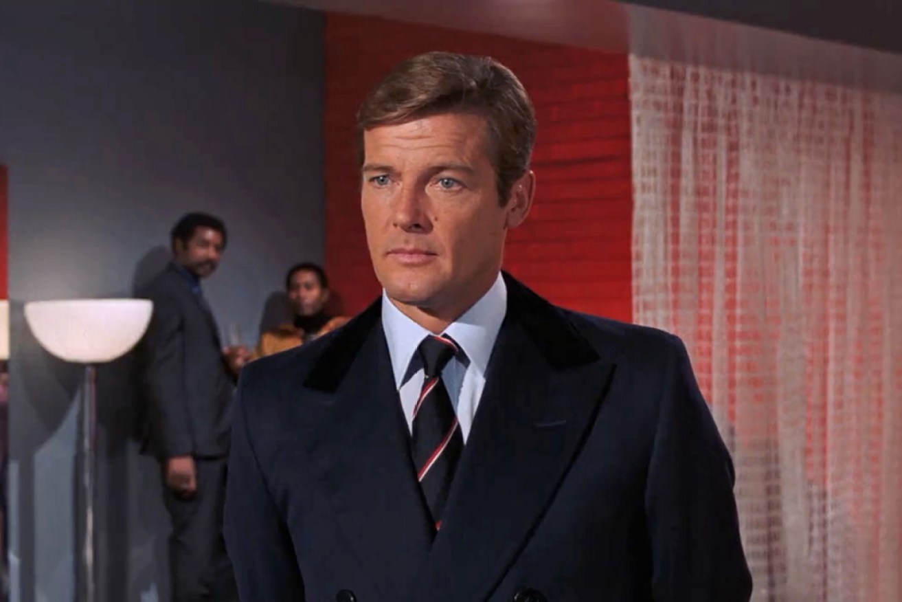 Roger Moore in 1973's 'Live and Let Die'.