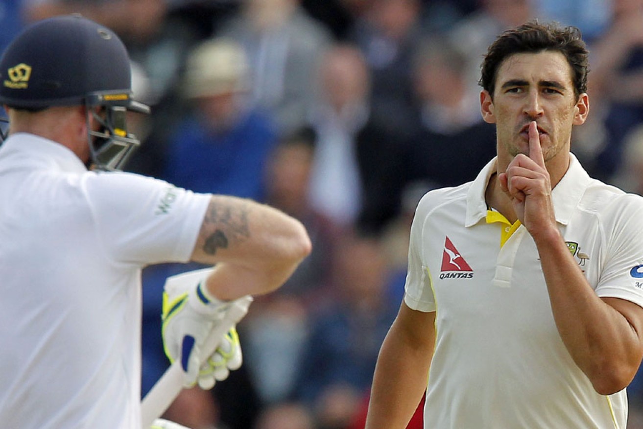 Mitch Starc has implied the pay deal standoff could hit this year's Ashes series. Photo: AFP