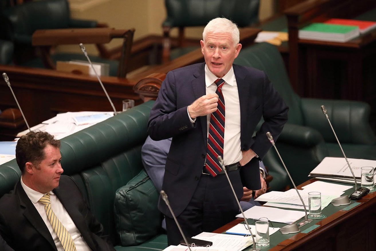 John Rau was the Government's sole speaker against the Liberals' ICAC amendment - and he didn't make much sense. Photo: Tony Lewis/Indaily 