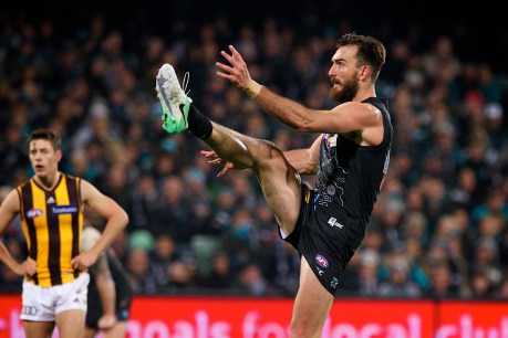 History in the making for hapless Hawks as Port power to win
